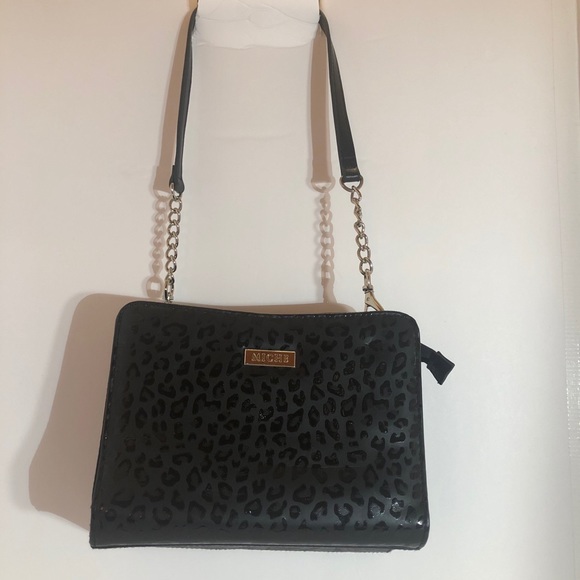 Miche Black Leopard Box Purse - Picture 2 of 13